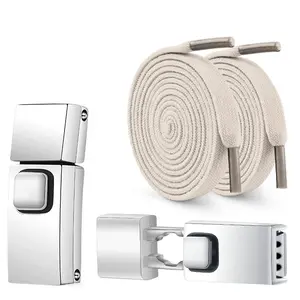 Nuovi lacci magnetici per scarpe NoTie lacci per scarpe piatte elasticizzati lacci per bambini adulti per scarpe - Product Image 1