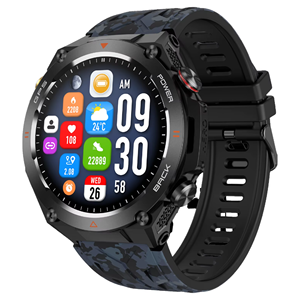 GPS ao ar livre esporte relógio inteligente com 1,45 polegadas IPS tela BT chamada 650mAh bateria grande bússola 1ATM KC82 Smartwatch para <span class=keywords><strong>Android</strong></span> - Product Image 1