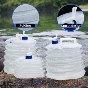 Venta al por Mayor de Cubos de Agua Plegables de PE de 3L, 5L, 10L y 15L, Cubo de Almacenamiento Portátil para Viajes en Auto y Picnic al Aire Libre - Product Image 6