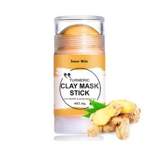 Mask Pack Deep Clean Pore Moisturizes Turmeric Mud Mask Purifying Facial Clay Sticks Mask