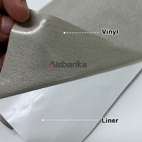 Film adhésif décoratif en vinyle PVC velours, 14 couleurs, film auto-adhésif pour envelopper la carrosserie, autocollants pour voiture, enveloppe en tissu suédé pour voiture