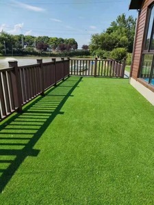 Césped artificial realista, césped sintético para exteriores, césped artificial moderno para paisajismo de jardines, césped artificial para exteriores - Product Image 3