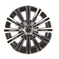 Jantes forgées de 20 pouces avec ET 25 mm et PCD 139,7 mm pour SUV Land Cruiser, voitures modifiées noires
