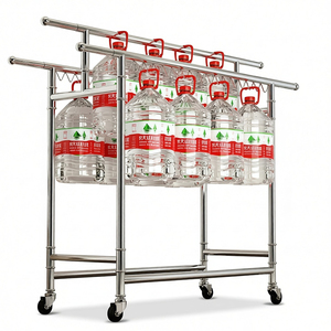 Porte-vêtements mobile robuste rétractable avec roulettes, séchoir à linge pliable en acier inoxydable, tringle à vêtements pour chambre à coucher - Product Image 6