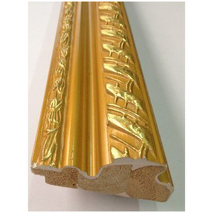 Cross Stitch <b>Frame</b> Mouldings 64x27mm Relief European Style Bright <b>Gold</b> Chinese Fir 307-1 - Product Image 1
