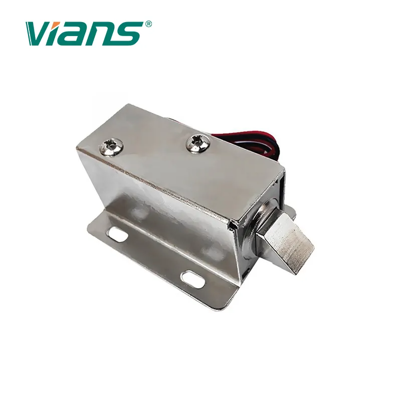 VIANS Small Electric Bolt Lock DC12V Magnetic Lock Access Control Concealed Smart Electronic Cabinet Lock