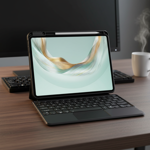 Nuovo Prodotto: Custodia Tastiera Wireless Intelligente per <span class=keywords><strong>Huawei</strong></span> <span class=keywords><strong>MatePad</strong></span> <span class=keywords><strong>Pro</strong></span> 12.2 (2024-2025) con Touchpad Multifunzione - Product Image 1