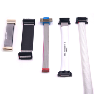 Cabo Flat IDC Personalizado com Conector de 2, 4, 6 Pinos, Fio Cinza UL 2651 28 AWG para Dispositivos Eletrônicos PCB - Product Image 4