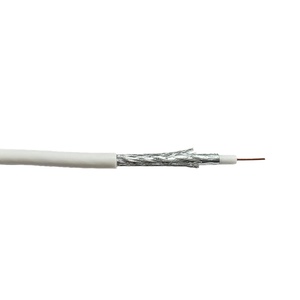 Câble <span class=keywords><strong>coaxial</strong></span> RG6 de haute qualité, certifié CE, RoHS, ISO, pour vidéo et audio CCTV, usage intérieur, professionnel, directement de l'usine - Product Image 2