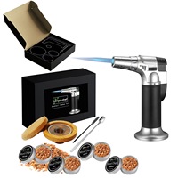 Briquet à flamme jet coupe-vent 2025, briquet à gaz butane, chalumeau pour cuisine, barbecue
