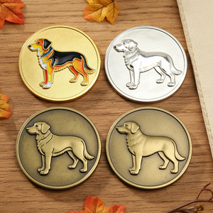 <span class=keywords><strong>Venta</strong></span> Directa de Fábrica: <span class=keywords><strong>Monedas</strong></span> Metálicas Personalizadas con Impresión UV, <span class=keywords><strong>Monedas</strong></span> 3D con Diseño de Perros Golden Retriever <span class=keywords><strong>y</strong></span> Pug para Conmemoración - Product Image 4