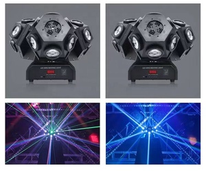 18*10w a tre teste a testa mobile a testa Laser a fotodiodo rotante per capelli luci da discoteca Bar illuminazione da palco da discoteca - Product Image 5