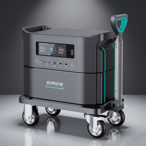 Générateur solaire portable Sorein Outdoor 3000W, batterie de stockage d'énergie 3000W pour climatisation, station d'alimentation portable - Product Image 1