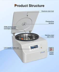 Centrífuga de Laboratorio Portátil Personalizada de Sobremesa, 4000 rpm, con 12 Tubos, Microcentrífuga - Product Image 4