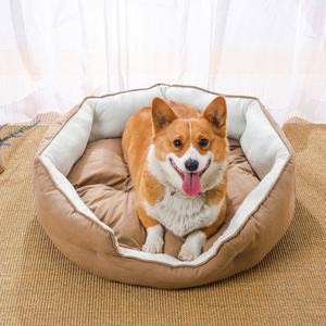 Лидер продаж, четырехсезонный фланелевый экологически чистый диван для домашних животных, съемная кровать для собак, популярная прочная картонная коробка, Прямая продажа с завода - Product Image 1