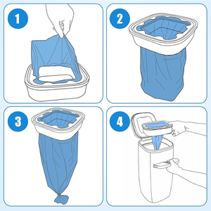 ประเภทอุปกรณ์ทำความสะอาดบ้านถังผ้าอ้อมถุงเติมสินค้าสุขอนามัย - Product Image 4