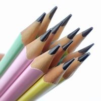 Crayons en bois FSC de qualité supérieure de 7 pouces, crayons personnalisés en bois avec gomme et pointe trempée