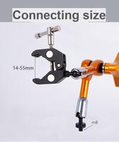 Service d'usinage CNC, Base magnétique pour indicateur de cadran, Support universel pour indicateur de précision, Support de calibration robuste, Emballage personnalisé, MOQ