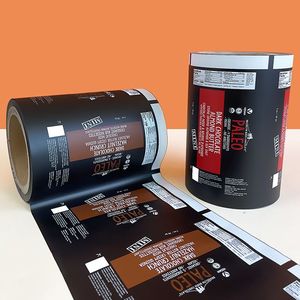 لفة تغليف أغذية بلاستيكية مغلفة بطباعة مخصصة للقهوة أو رقائق الحلوى - Product Image 1