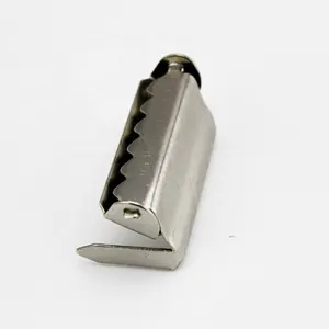 Nieuwe Stijl Fabrikant Directe Verkoop Nikkel Ring Versteller Gesp Weven Riem Glijdende Bok Metalen Versteller