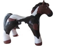 Cheval jouet gonflable en PVC de haute qualité publicité cheval modèle gonflable