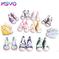 Sepatu Hot Sale 5.5 CM untuk Boneka 14 Inch, Sepatu Mini Kartun Fashion DIY untuk Boneka Perempuan