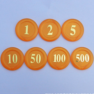Fichas Acrílicas Monocromáticas para Estampado en Caliente, 38x3.5mm, 4g, Transparentes de Alta Gama, 2000 Piezas/Caja, Marca <span class=keywords><strong>HCD</strong></span> para Salas de Póker en Texas - Product Image 2
