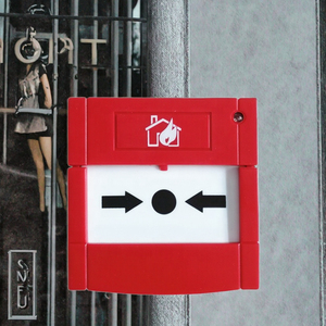 Kırmızı ABS arası cam manuel güvenlik <span class=keywords><strong>Alarm</strong></span> sistemi çıkış düğmesi anahtarı ile 12V akıllı çağrı noktası - Product Image 3