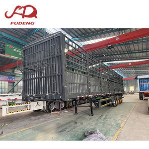 Remolque de Carga con 4 Ejes y Barandas, Capacidad de 80 Toneladas, Rendimiento Estable, Larga Vida Útil, Transporte de Carga a Granel por Carretera - Product Image 3