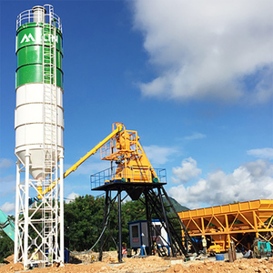 Planta Dosificadora de Concreto Móvil de 50m3/h, Línea de Producción Fija, Eléctrica Avanzada, Lista para Usar, con Control PLC para Suelo Estabilizado - Product Image 5