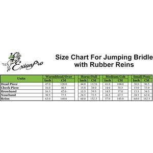 Brida ExionPro English Hunter con corona acolchada desmontable, de cuero, para entrenamiento, ajuste relajado - Product Image 3