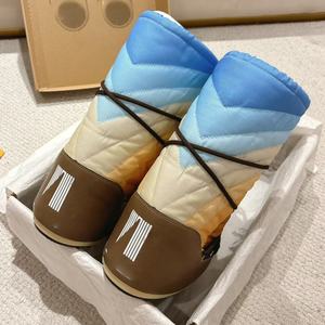 Botas de Nieve de Invierno de Alta Calidad, Diseño de Lujo, Cuero Genuino, Térmicas, Estilo Robusto para Caminar, Antideslizantes, Zapatos Deportivos para Esquí - Product Image 3