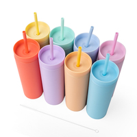 Gobelet isotherme personnalisé 20 oz avec logo, réutilisable, noir, avec couvercle et paille, double paroi, chaud et froid, compatible micro-ondes, sans BPA