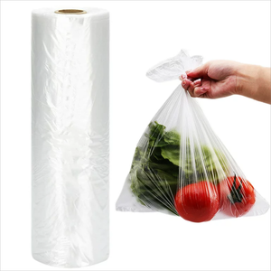 ม้วนถุงพลาสติกแบบมีก้นข้าง HDPE/LDPE ย่อยสลายได้ทางชีวภาพ สำหรับใช้ในซูเปอร์มาร์เก็ต ใส่ของชำ ซื้อของ ใส่ผัก อาหาร บรรจุภัณฑ์ - Product Image 5