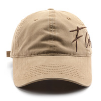 Casquette de baseball unisexe pour adulte à 6 panneaux en PVC, à visière incurvée, brodée de lettres rétro, style Quatre Saisons, protection solaire extérieure