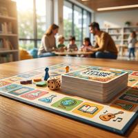 Juego de Mesa Educativo Personalizado, Juego de Mesa Interactivo de Aprendizaje y Estrategia para Niños, OEM ODM, Papel de Arte, Impresión a Todo Color, Esquinas Redondeadas