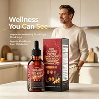 Complément de Capsaïcine de Haute Qualité et Gouttes de Betterave pour le Soutien du Système Immunitaire, la Santé Digestive et Circulatoire OEM ODM
