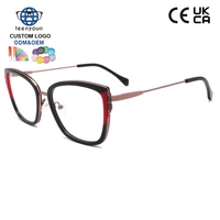 Montures optiques en acétate laminé Teenyoun, lunettes de mode pour femmes, vente en gros de lunettes personnalisées