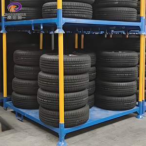 Giá để đồ xoay đa tầng, sơn tĩnh điện nhiều lớp, bền bỉ, chống gỉ, chống ăn mòn, thép 5 lớp, có thể tùy chỉnh theo nhà máy - Product Image 3