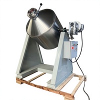 Mélangeur de poudre rotatif 3D en acier inoxydable 100L pour laboratoire chimique, SS304, pour herbes, épices, aliments secs industriels