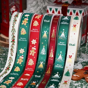 Nastro Natalizio Esclusivo <span class=keywords><strong>di</strong></span> Produzione Cinese in Poliestere, Accessorio Versatile per Confezioni Regalo e Fai-da-Te, Decorazione Festiva - Product Image 5