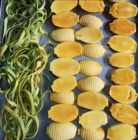 Industriële mango schil- en snijmachine voor de verwerking van mango en papaya