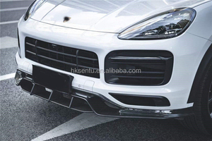 วัสดุคาร์บอนไฟเบอร์ยี่ห้อ Runde สำหรับอัพเกรดรถ Porsche Cayenne ชุดแต่งสไตล์ CMST ประกอบด้วยลิ้นหน้า สเกิร์ตข้าง คิ้วล้อ สปอยเลอร์หลัง - Product Image 4