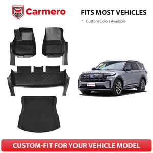 Alfombrilla de Coche de Alta Calidad, 100% TPE, Inodora, Ecológica y Duradera, para <span class=keywords><strong>Ford</strong></span> <span class=keywords><strong>Explorer</strong></span> 2020-2024 - Product Image 1
