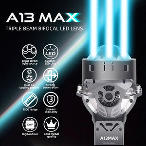 Sanvi di alta qualità 3 pollici <span class=keywords><strong>dimensioni</strong></span> A13MAX Bi Led lente del proiettore faro Led faro Auto 55w 80w universale Auto Led obiettivo del proiettore - Product Image 2