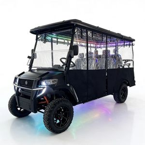 Voiturette de golf HKBG 4+2 places, transmission intégrale, double moteur 5000 Watts, haute performance, nouvelle énergie, vente en gros, haute résistance - Product Image 2