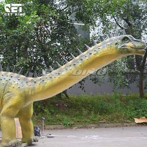 Modèle d'animal de stimulation de dinosaure artificiel pour parc à thème, dinosaure <span class=keywords><strong>Diplodocus</strong></span> 3D, dinosaure artificiel - Product Image 2