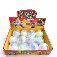 12 styles de jouets anti-stress à presser, très demandés, en forme de beignets au chocolat croustillants et de pattes de chat, faits main, en forme de boule, vente en gros