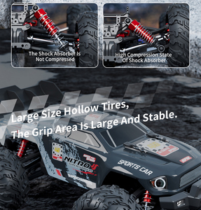 AiJH alta velocidad <span class=keywords><strong>Rc</strong></span> coche 50 KM/H Motor sin escobillas 1/16 Coche Todoterreno De Control Remoto vehículo camión Juguetes - Product Image 3