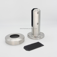 Système de balustrade moderne en acier inoxydable 304 316 pour piscine, escalier, balcon, salle de bain, résistant à l'eau et à la rouille, avec embouts en verre pour bricolage